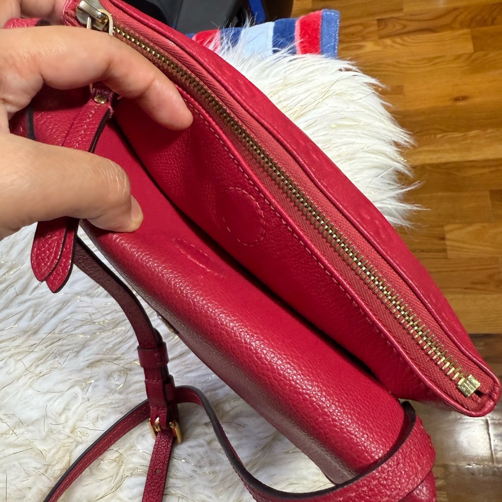Louis Vuitton Twice Empreinte Messenger sling Fushia Pink w/ Duster & Card auth. - Picture 5 of 16